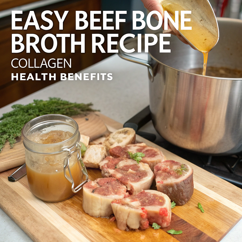 beef bone broth recipeStep-by-Step-Instructions