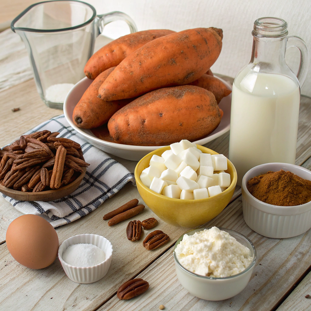 ruth chris sweet potato casserole recipeIngredients