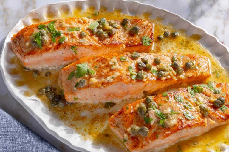 Juicy Garlic Butter Salmon recipes