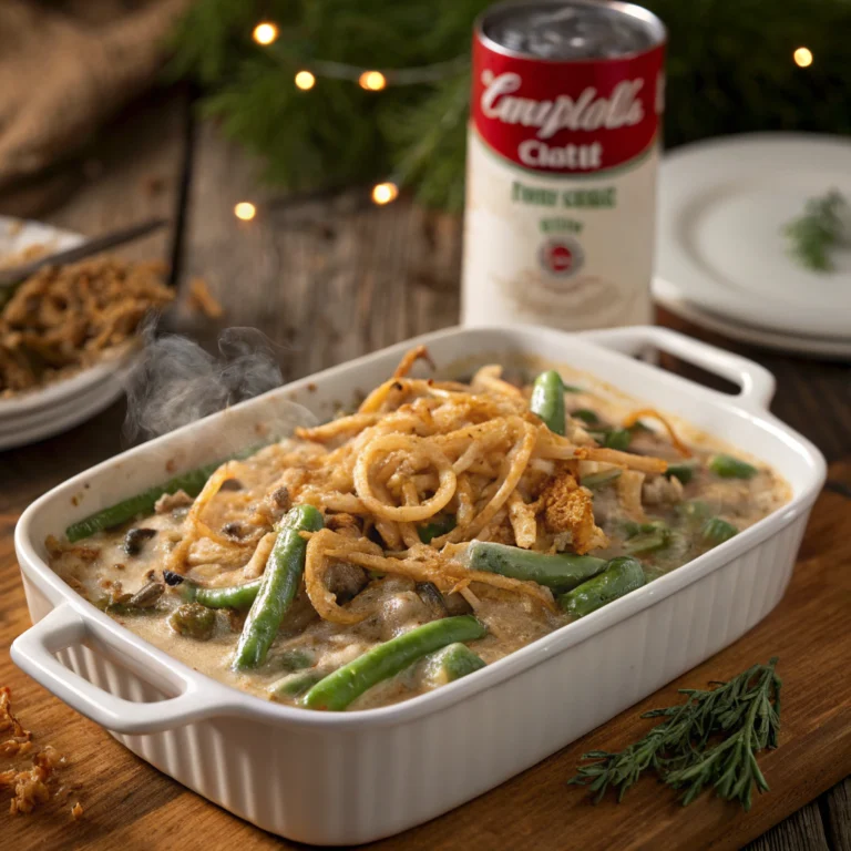 campbell soup green bean casserole recipe