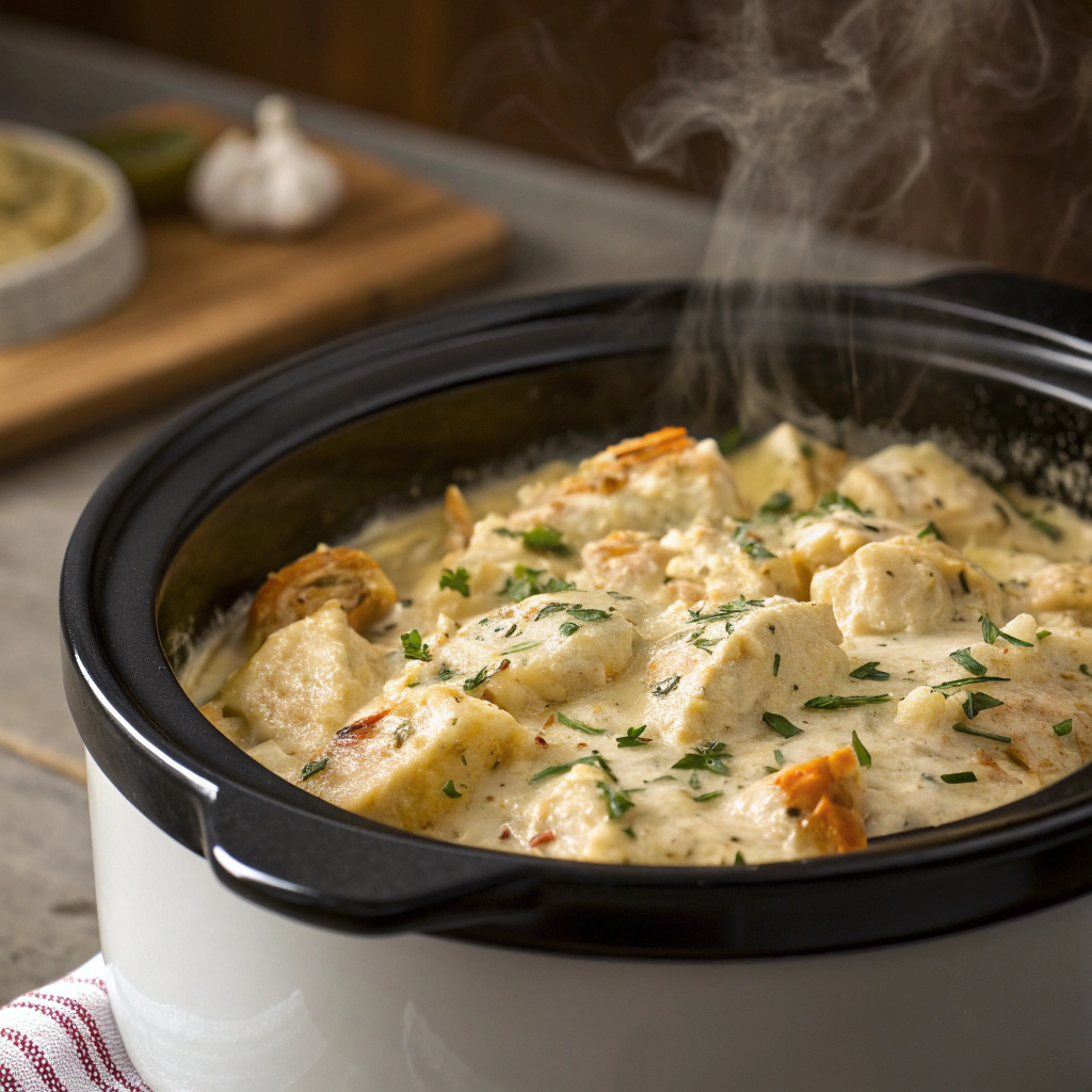 chicken and cream cheese slow cooker