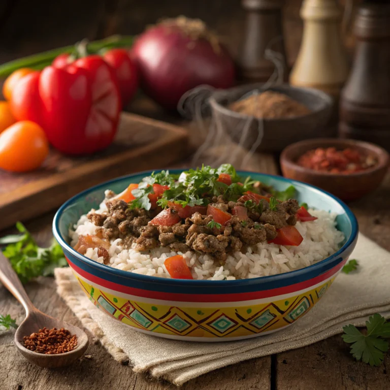 ground beef and rice recipes