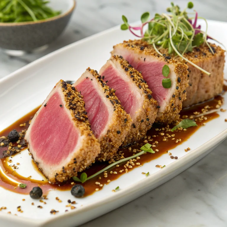 recipes tuna steaks seared