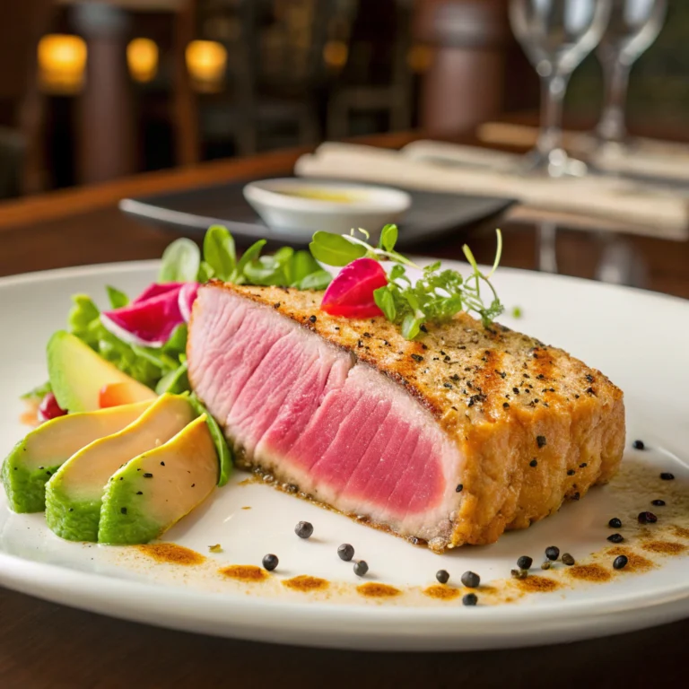 seared tuna steak recipe