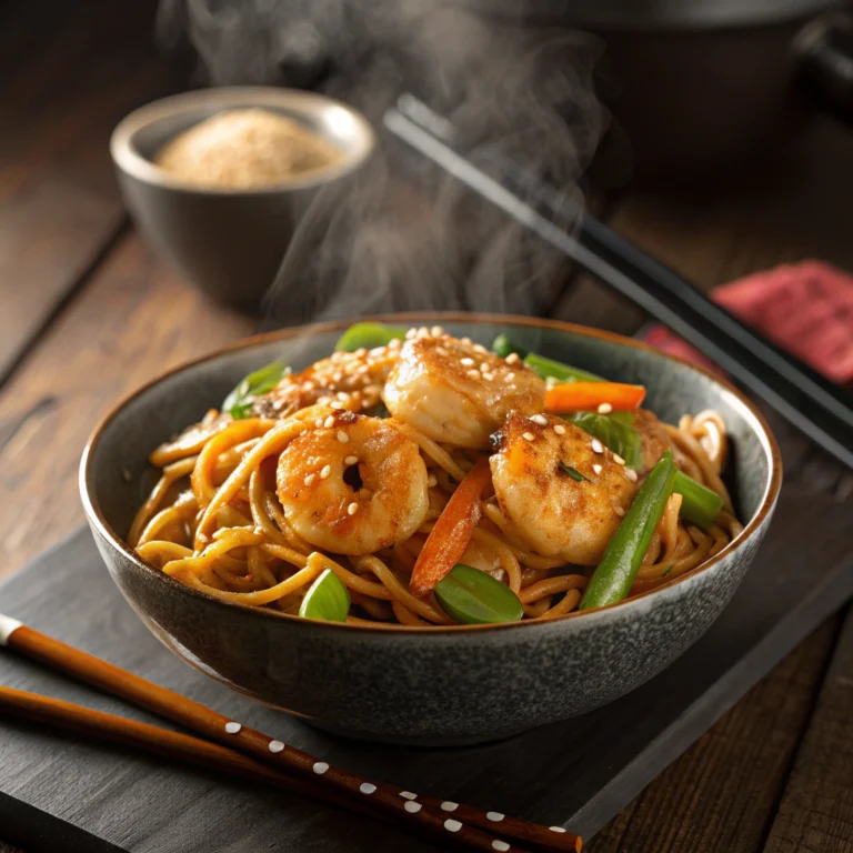 shrimp lo mein recipe
