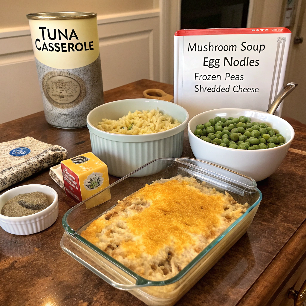 Step-by-Step Instructions for Tuna Casserole Recipe with Mushroom Soup